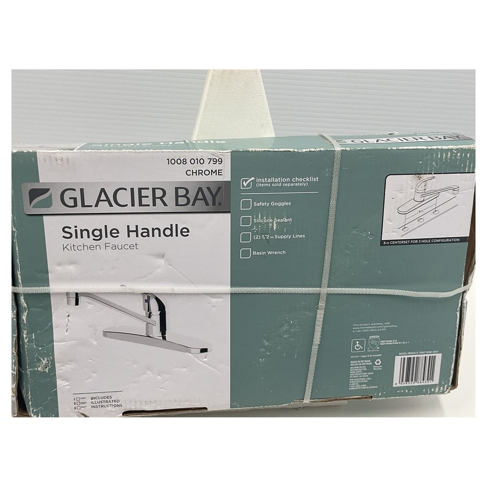 Glacier Bay Single Handle Kitchen Faucet Chrome